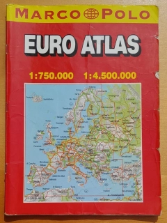 Euro Atlas - Mierka 1:750 000 a 1:4 500 000