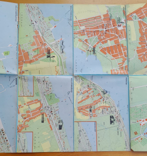 Mapa Balatonu - jazero v Maďarsku