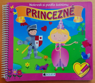 Nakresli si podľa šablóny - Princezné
